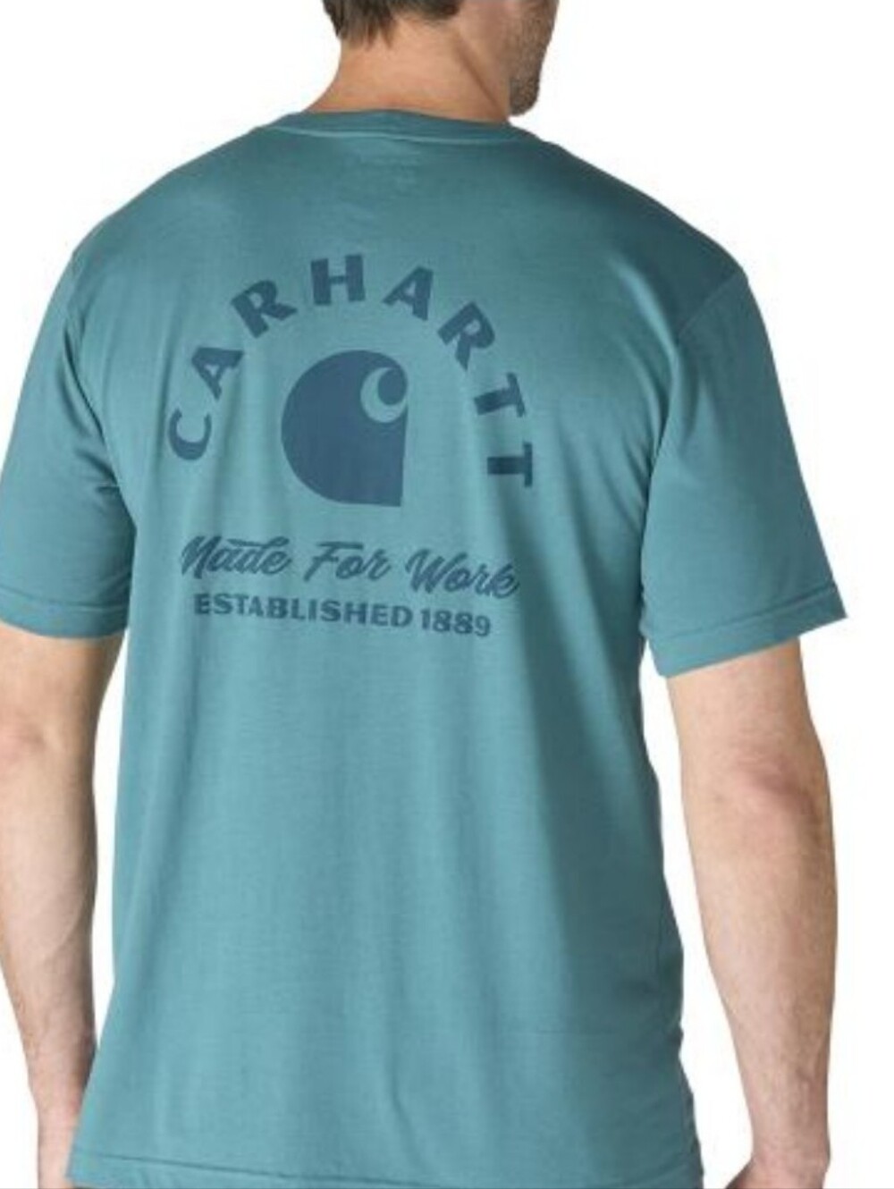 Carhartt Irvine Relaxed Fit Work T-Shirt- Transformative Teal
